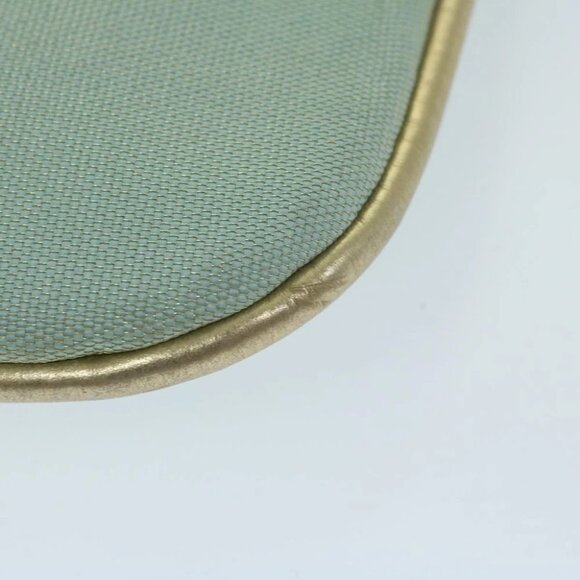 GUCCI Sherry Line Shoulder Bag Canvas Beige Light Blue 005 0814 Auth 64388 - Picture 3 of 16